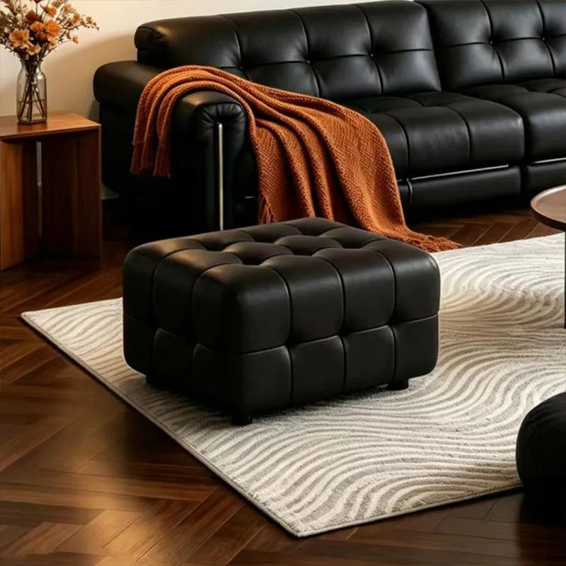 Light Luxury Ecological Leather Stool