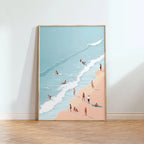 Summer Swimming Wall Art Print Poster (No Frame)