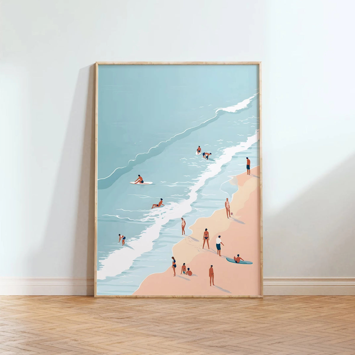 Summer Swimming Wall Art Print Poster (No Frame)