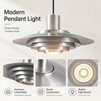 Modern Aluminum Pendant Light