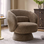 360 Swivel Curved Back Accent Chair