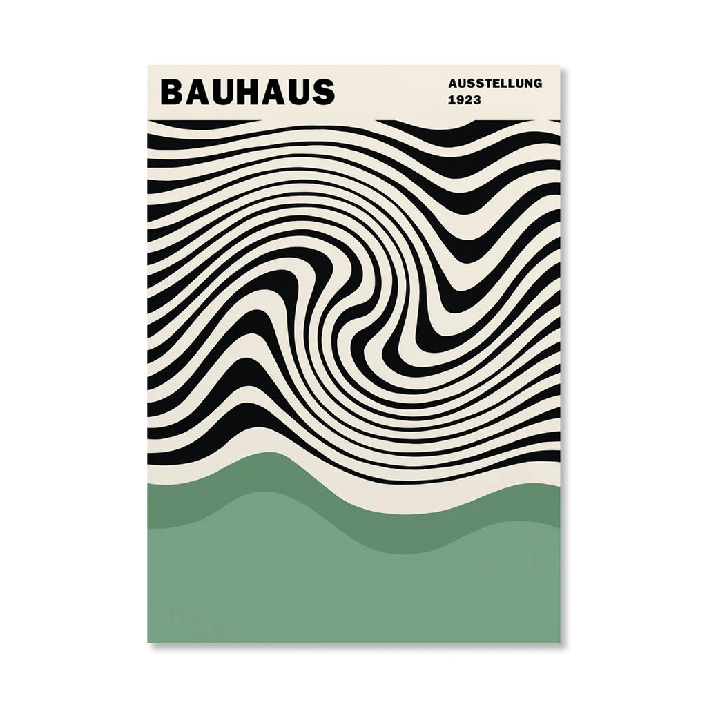 Bauhaus Abstract  Pop Art Geometric Poster (No Frame)