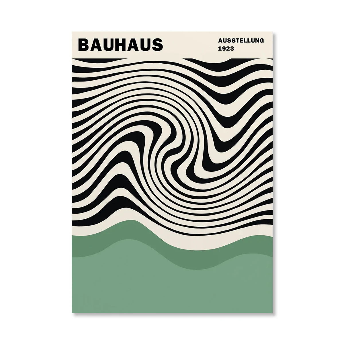 Bauhaus Abstract  Pop Art Geometric Poster (No Frame)