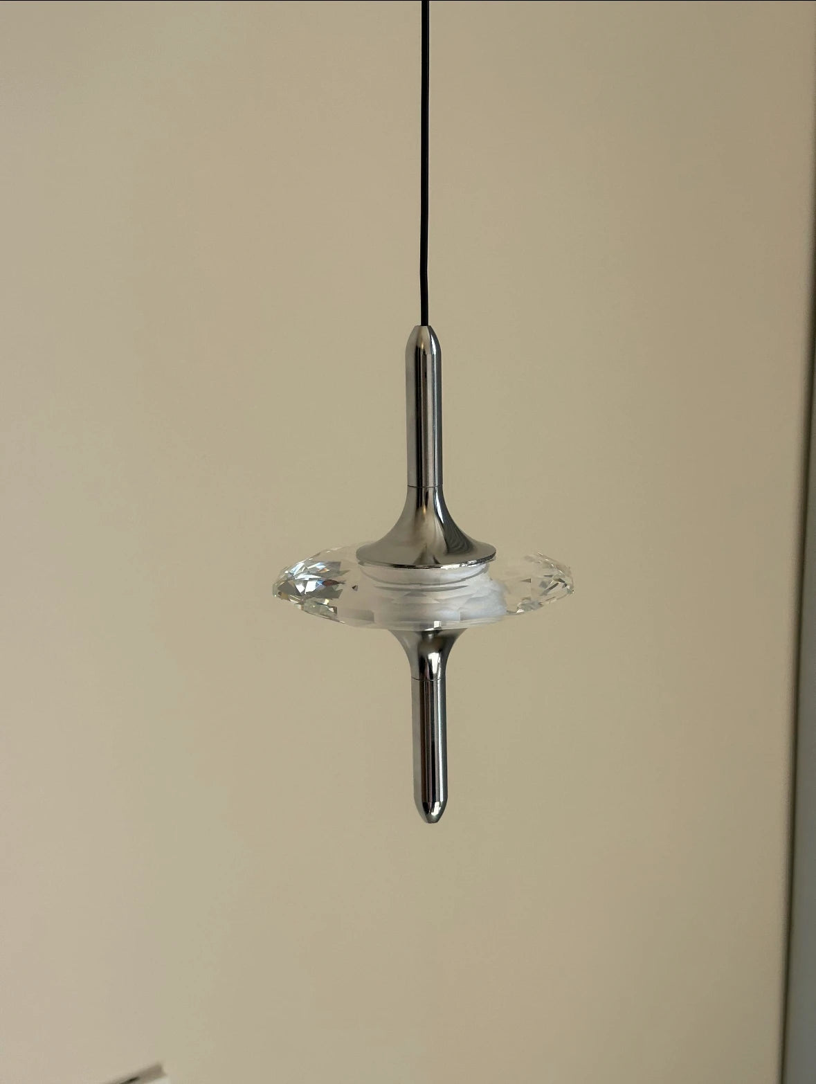 Modern Light Water Ripple Glass Hanging Lamp