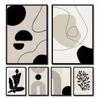 Abstract Bohemia Line Prints Poster (No Frame)