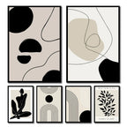 Abstract Bohemia Line Prints Poster (No Frame)