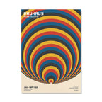Bauhaus Abstract  Pop Art Geometric Poster (No Frame)