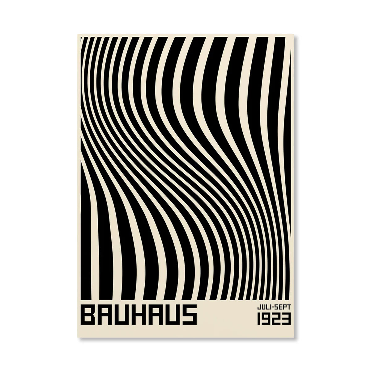 Bauhaus Abstract  Pop Art Geometric Poster (No Frame)