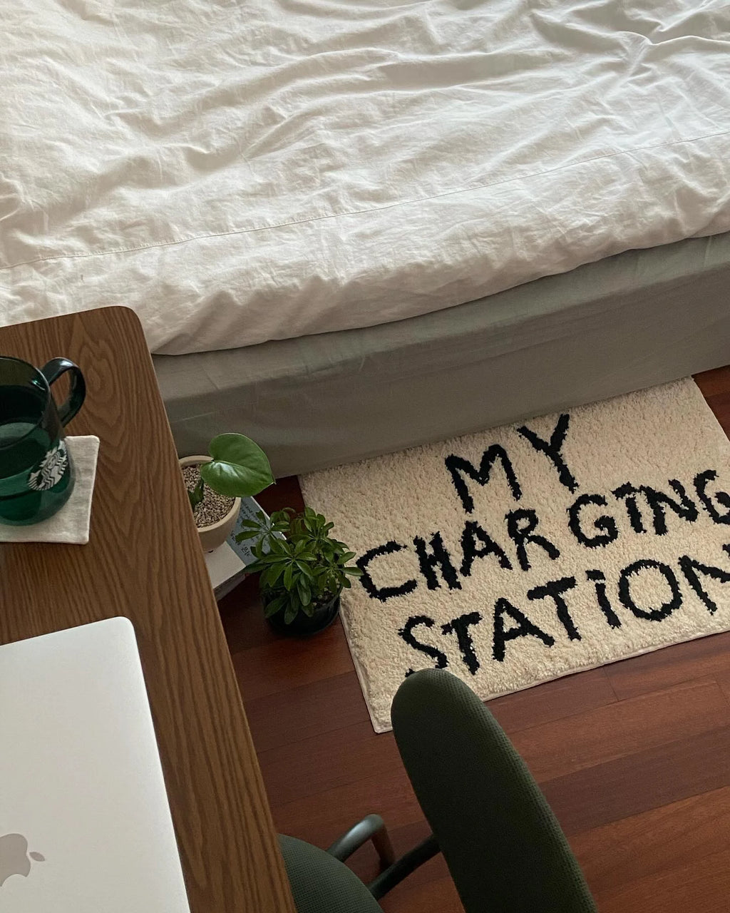 Minimalist Lettering Rug