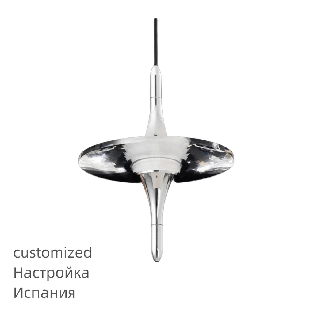 Modern Light Water Ripple Glass Hanging Lamp