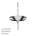 Modern Light Water Ripple Glass Hanging Lamp