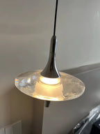 Modern Light Water Ripple Glass Hanging Lamp