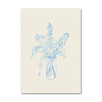 Minimalism Abstract Nature Geometric Wall Art Poster (No Frame)