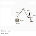 American Novelty Chrome Metal Wall Lamp