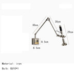 American Novelty Chrome Metal Wall Lamp