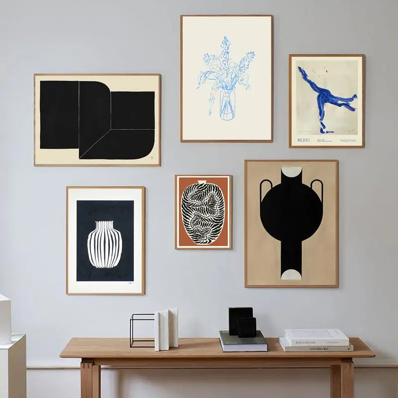 Minimalism Abstract Nature Geometric Wall Art Poster (No Frame)