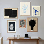 Minimalism Abstract Nature Geometric Wall Art Poster (No Frame)
