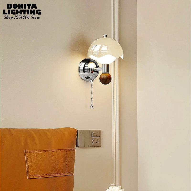 Full Spectrum Eggshell Wall Lamp