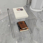 Modern Stainless Steel Wire Frame End bedside Table