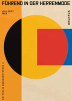 Bauhaus Abstract  Pop Art Geometric Poster (No Frame)