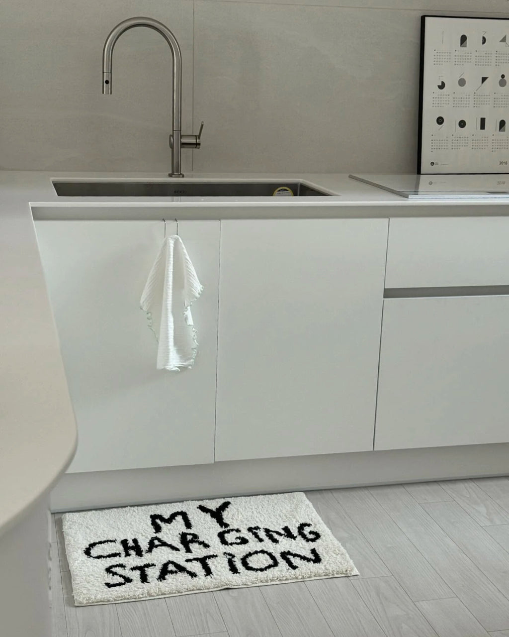 Minimalist Lettering Rug