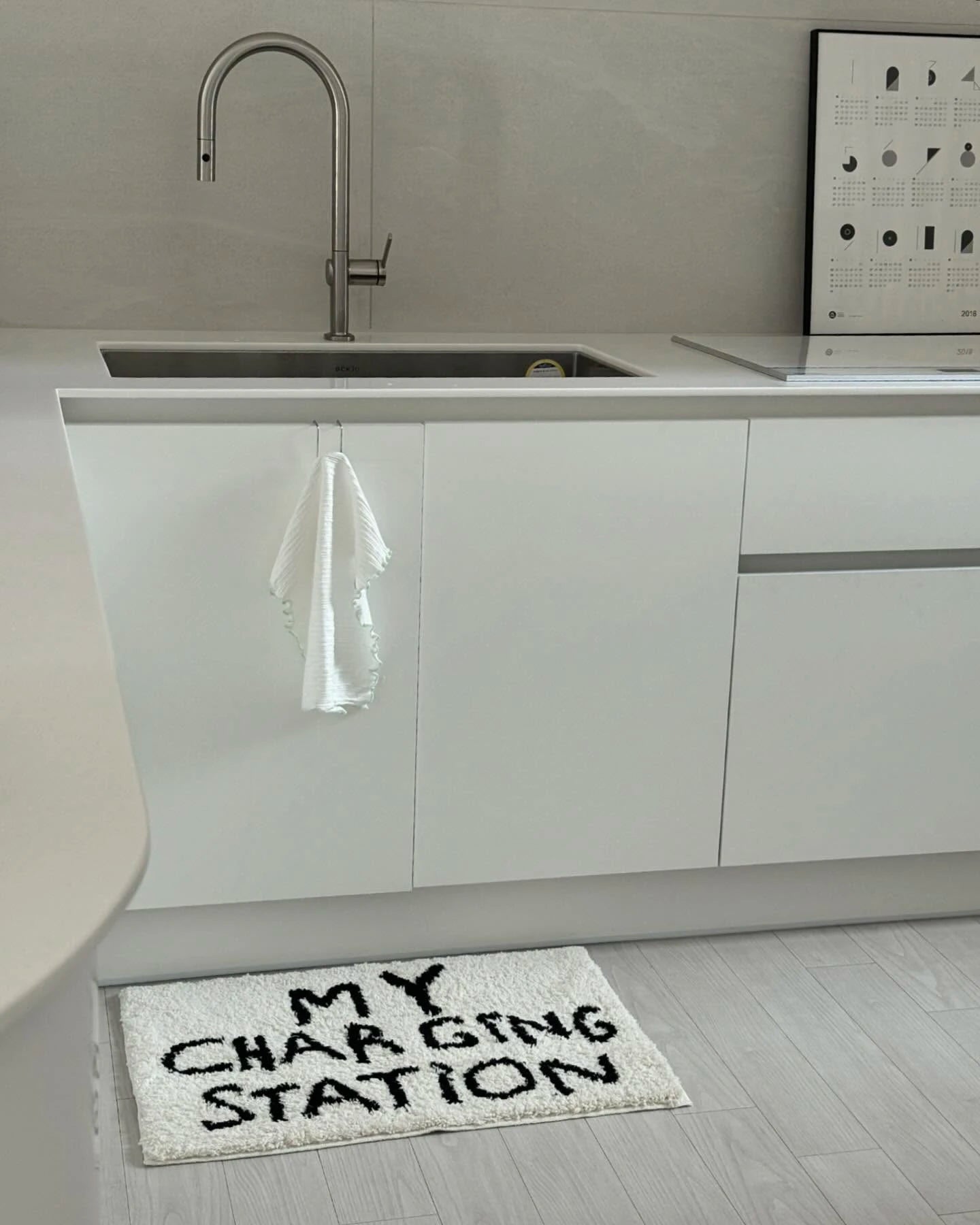 Minimalist Lettering Rug