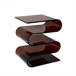 Acrylic S-Shape Magazine Rack