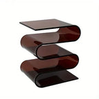 Acrylic S-Shape Magazine Rack