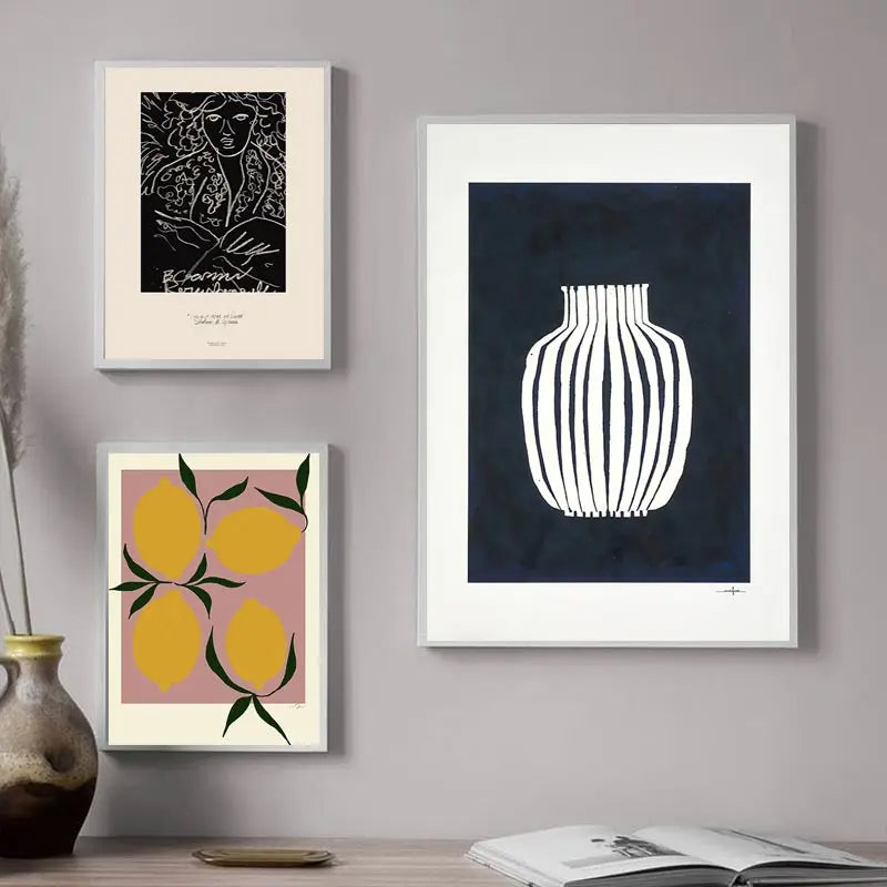 Minimalism Abstract Nature Geometric Wall Art Poster (No Frame)