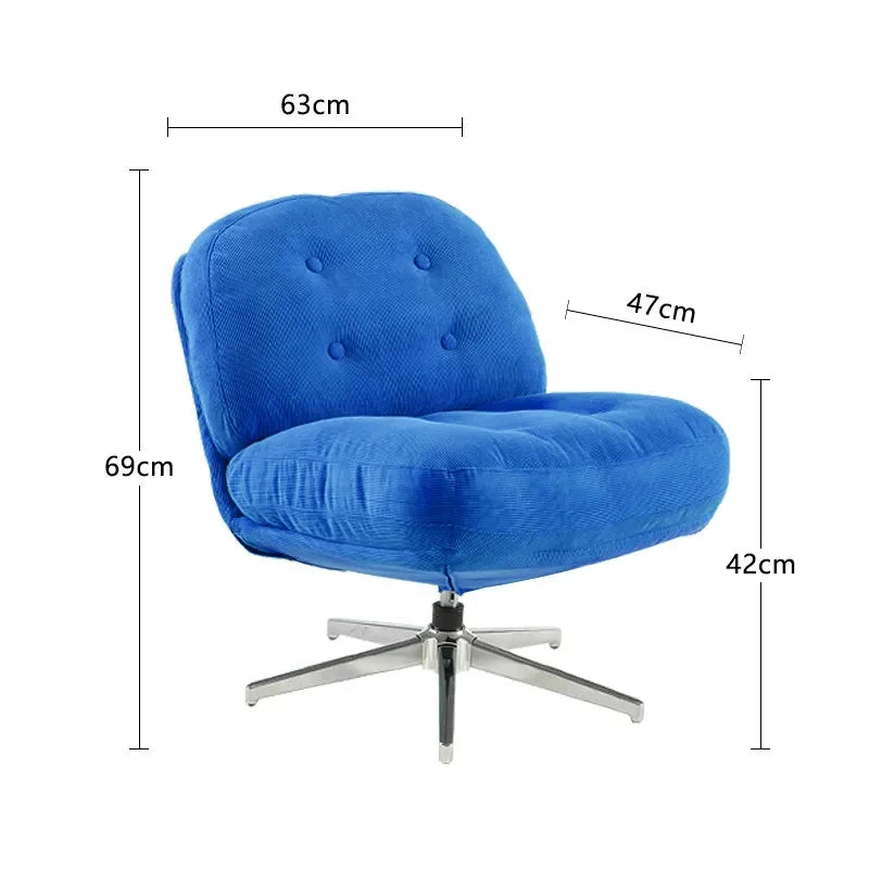 Bauhaus Red Lounge Rotating Sofa Chair