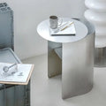 Minimalist Half Cylinder Metal Coffee Table
