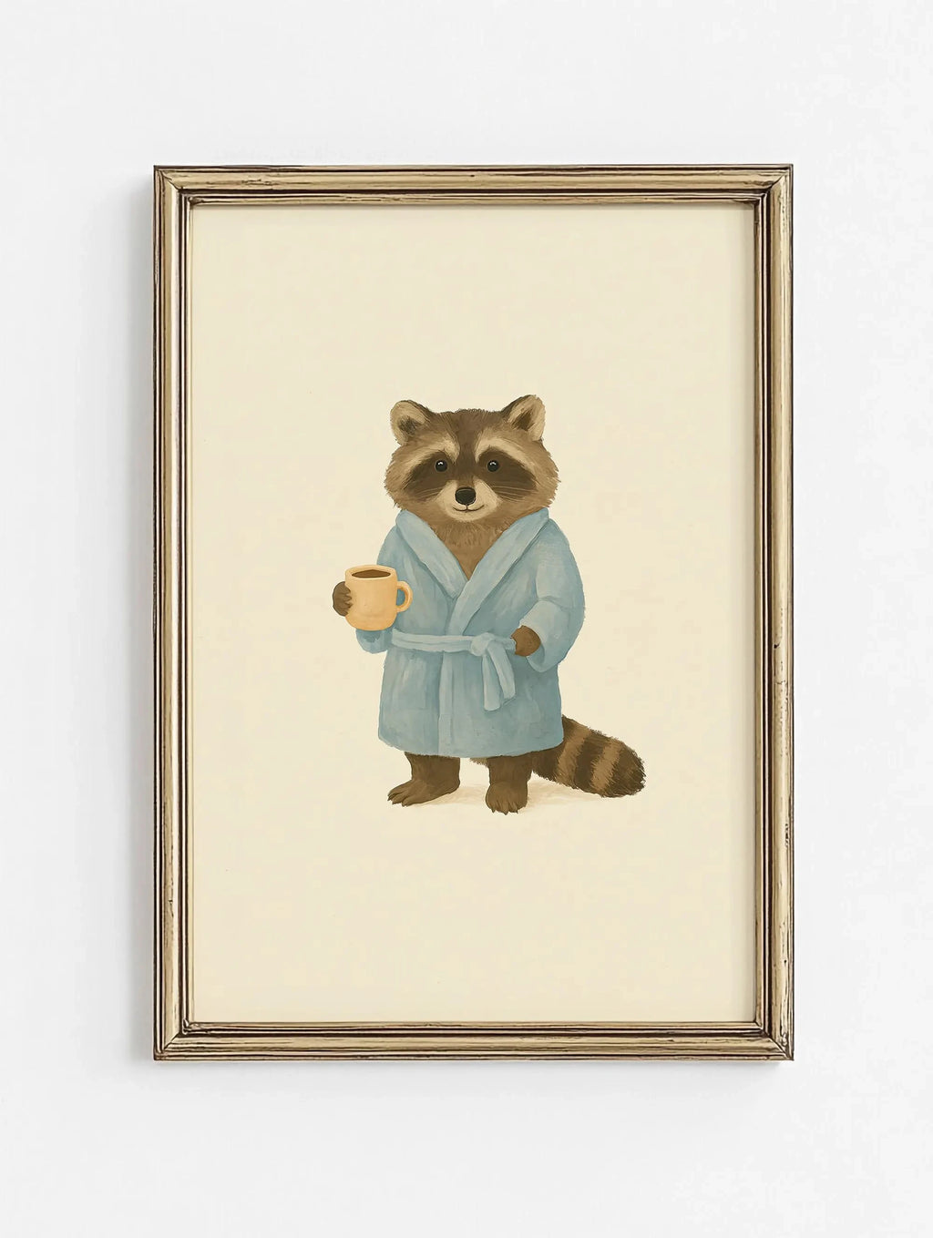 Bubble Bath Wall Art Animal Poster (No Frame)