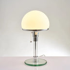 Bauhaus Lamp White Table Lamp Danish Designer Nordic Bedroom Bedside Simple Glass Table Light for Living Room