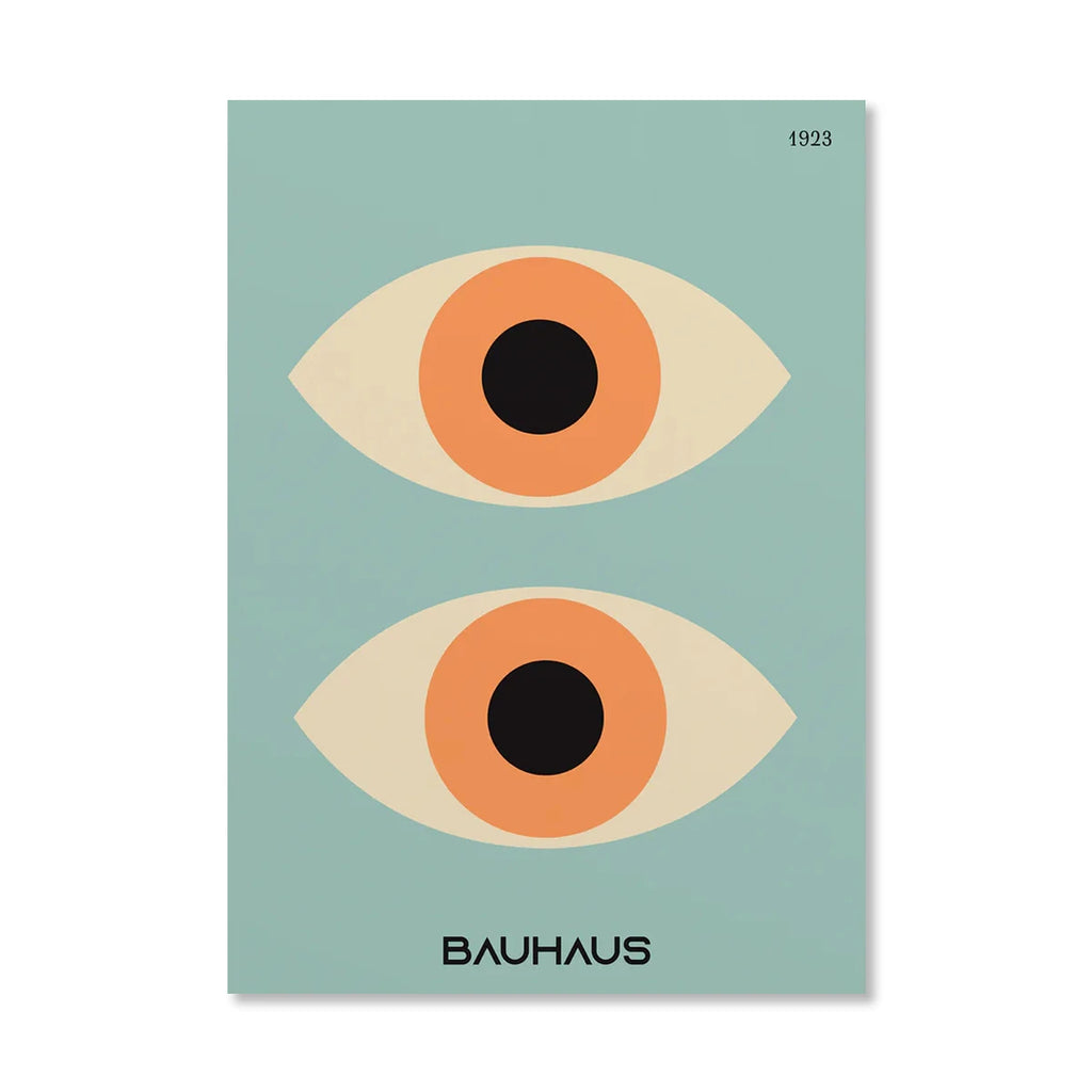 Bauhaus Abstract  Pop Art Geometric Poster (No Frame)