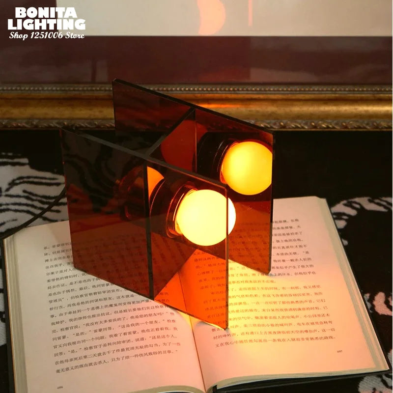 Geometric Acrylic Table Lamp