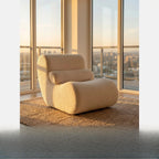 Sage Green Modern Ergonomic Thick Fabric Sofa