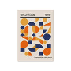 Bauhaus Abstract Modern Geometric Posters (No Frame)