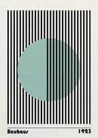 Bauhaus Abstract  Pop Art Geometric Poster (No Frame)