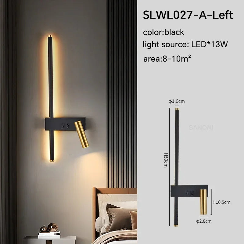 Luster  Lighting Adjustable LED Wall Sconce