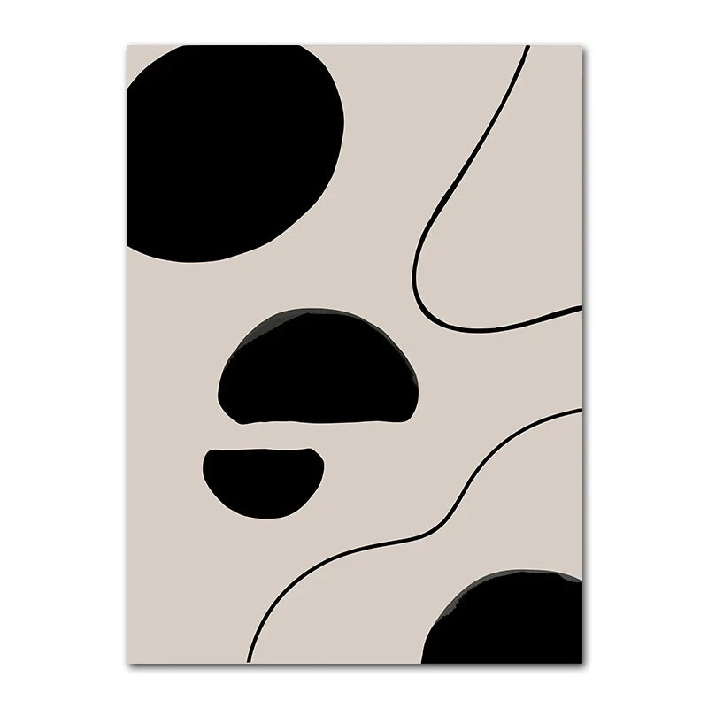Abstract Bohemia Line Prints Poster (No Frame)