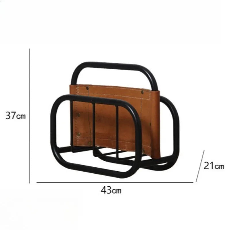 Modern Leather Sling Magazine Holder