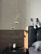 Modern Light Water Ripple Glass Hanging Lamp