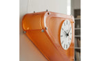 Double Sided Corner Wall Clock Minimalist Style Timepiece House Decoration Easy to Install