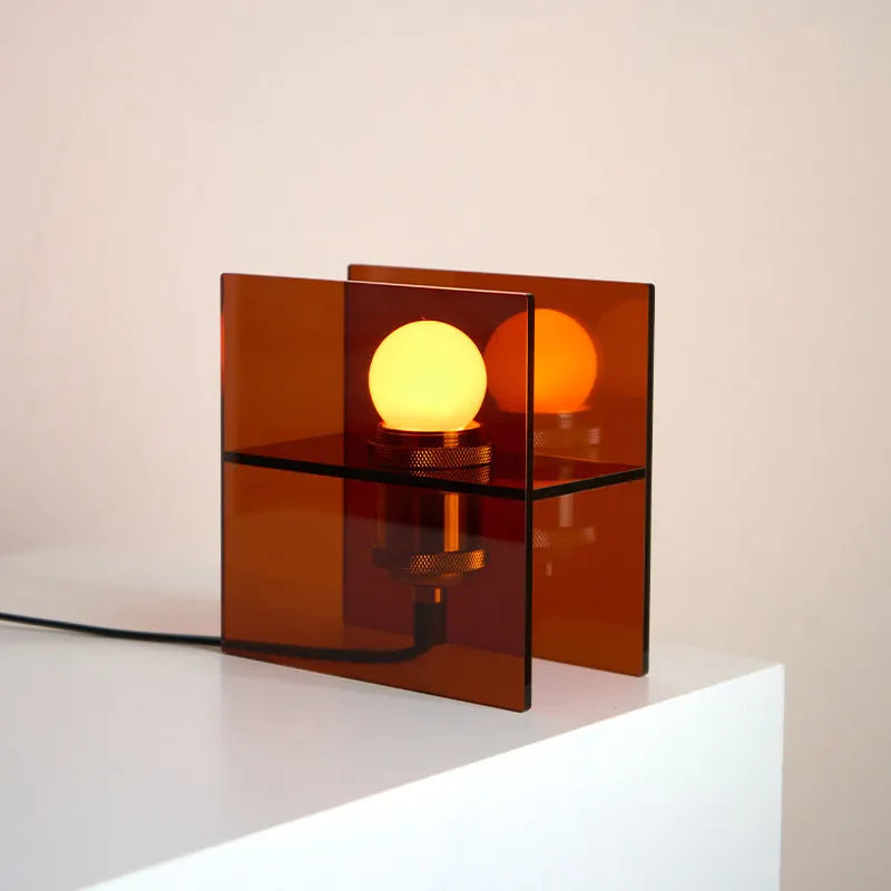 Geometric Acrylic Table Lamp