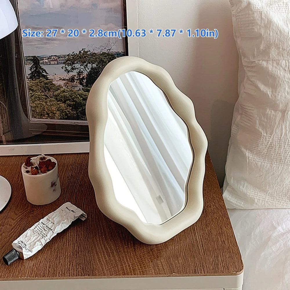 Cream Style Makeup Mirror