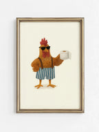 Bubble Bath Wall Art Animal Poster (No Frame)