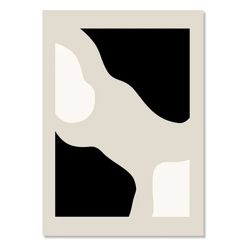 Abstract Bohemia Line Prints Poster (No Frame)