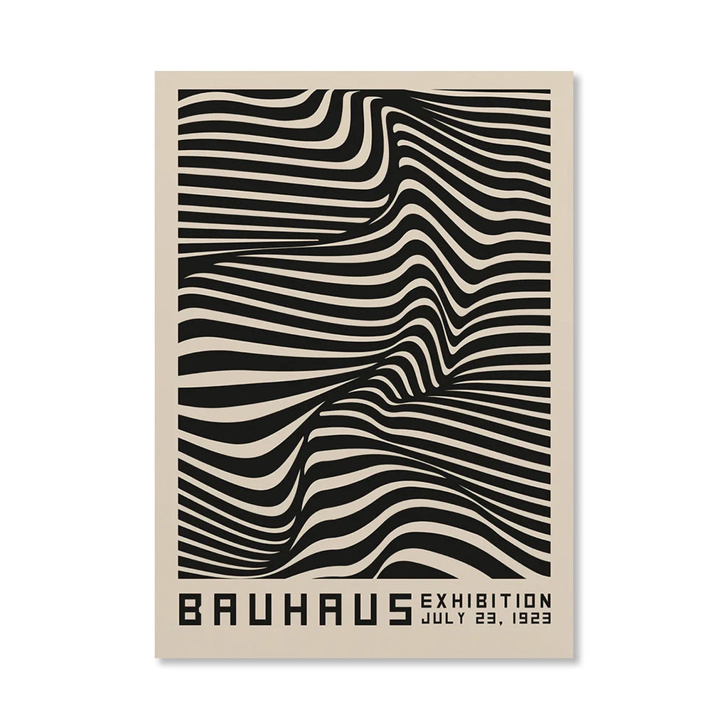 Bauhaus Abstract  Pop Art Geometric Poster (No Frame)