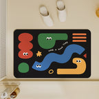 Cat Print Bathroom Mat