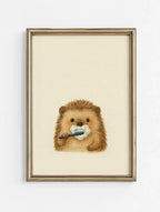 Bubble Bath Wall Art Animal Poster (No Frame)